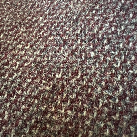 Lorendale Wool Lined Long Maxi Coat Vintage Heavy Purple Gray White Blend NICE - Picture 16 of 16